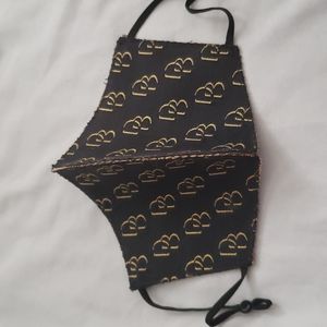 Hand Crafted Black Face Mask